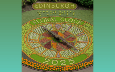 Edinburgh’s Floral Clock 2025: A Tribute to Braille and Inclusion