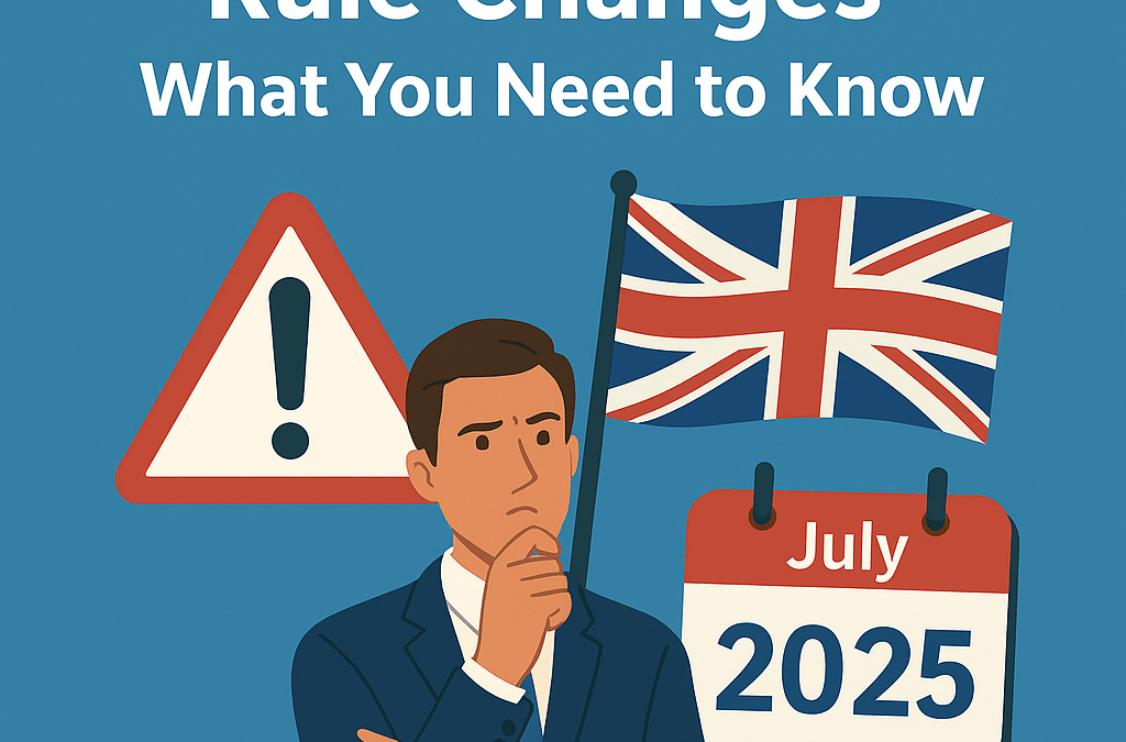 UK Immigration Rule Changes – What You Need to Know (July 2025)